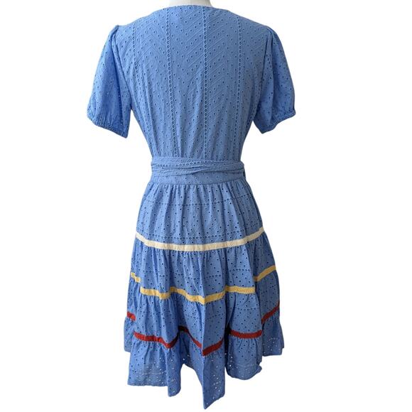 B.YELLOWTAIL Eyelet Wrap Dress - Picture 4 of 16